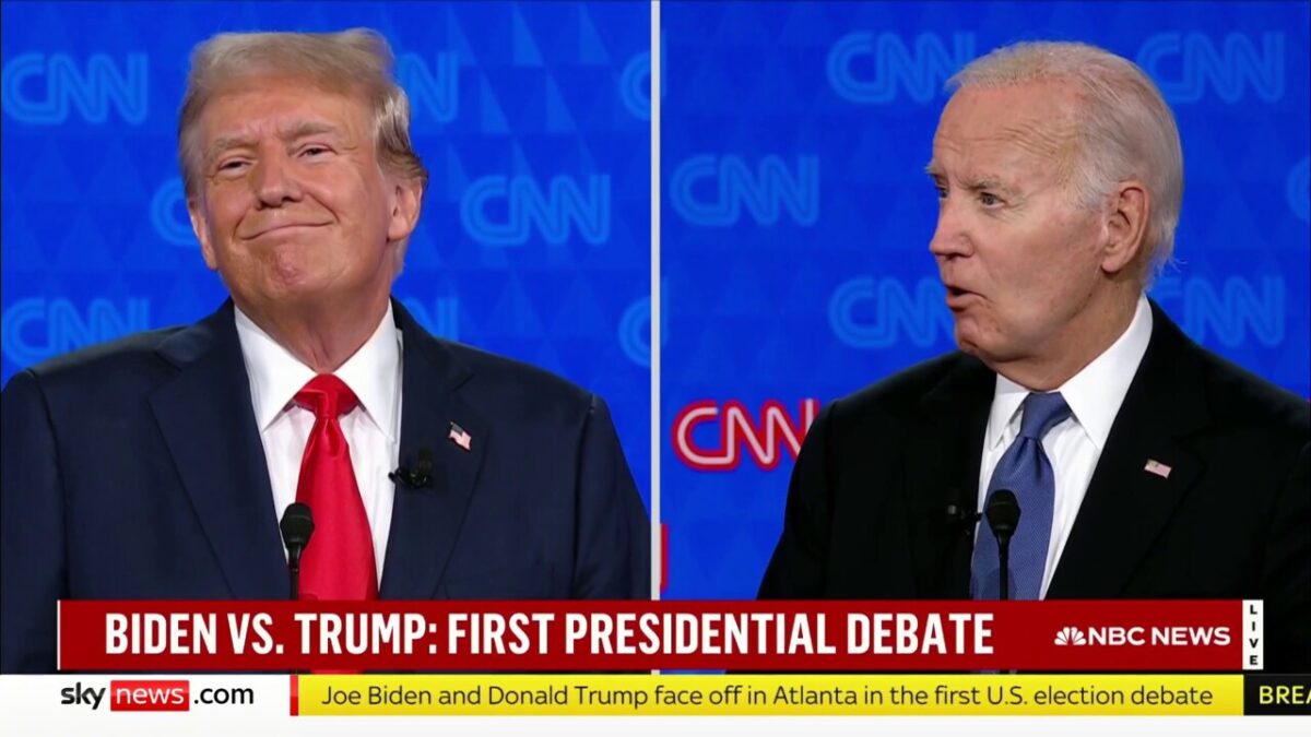 Trump bincit cun Biden in s’atobiu de unu in televisioni